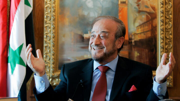 Rifaat al-Assad photographed during an AP interview on May 27 2005 in Marbella, Spain.